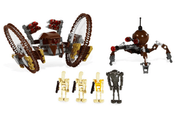 Hailfire Droid & Spider Droid, Clone Wars White Box