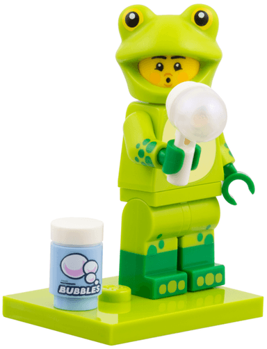 Frog Costume Fan, Series 28 (Complete Set with Stand and Accessories)