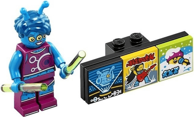 Alien Dancer, Vidiyo Bandmates, Series 2 (Complete Set with Stand and Accessories)